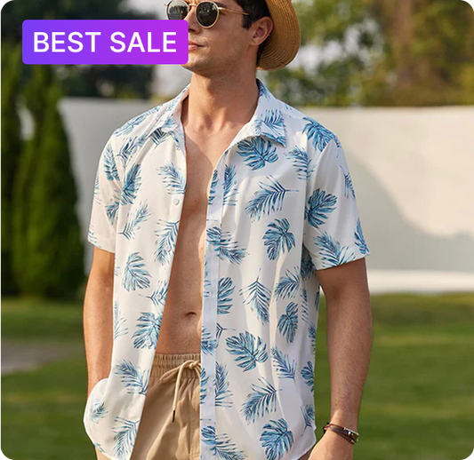 Hawaiian Floral Beach Shirts (US Only)